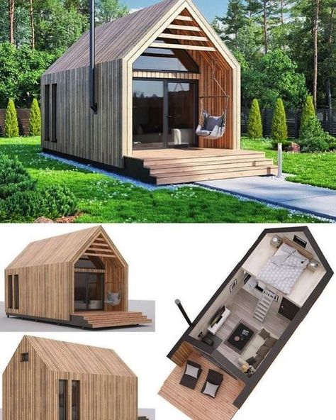 TINY HOMES | CABINS | DIY | OFFICIAL©️ on Instagram: "Now build your own Tiny Home!!! Check out the DIY Blueprints + Construction website Manual + Material List included in our E-book🔥🔥 [Link In Our Bio @tinyhomediy ]⏪ - - The E-book Includes: ✅ 12,000 Plans (Shed/Tiny Home/ Cabins) with proper Step-By-Step Instructions. ✅ All Plans are Schematic and are ready to be constructed (DIY PLANS) ✅ Designed by Professional Designers & Architects. ✅ Includes all details such as Material List, Estimate Cabins Plans, Eco House Plans, Blueprint Construction, Sala Yoga, Shed Tiny Home, Mini Cabin, Tiny House Exterior, Prefab Cabins, Cabin House Plans