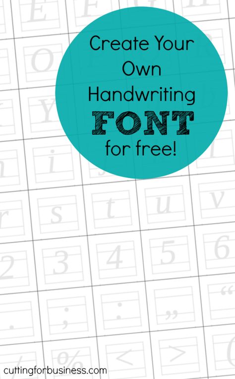 Create Your Own Font in 10 Minutes - for Free! Perfect for use in your Silhouette Cameo or Cricut small business. by cuttingforbusiness.com Best Free Handwritten Fonts, Top Free Fonts, Create Your Own Font, Timeless Font, Font Maker, Create Font, Free Handwritten Fonts, Unique Lettering, Business Fonts