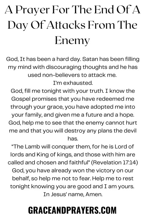 We'll share 6 powerful and encouraging prayers to cancel the evil plans of the enemy so you can ask God for strength during this stressful time. Prayers To Rebuke The Enemy, Rebuke The Enemy Prayer, Spell To Destroy Enemy, Prayers Against Evil, Prayer To Cancel Evil Plan Of The Enemy, Prayers Of Protection From Evil Spiritual Warfare, Prayer Against The Enemy, Financial Prayers, Prayer Of Praise