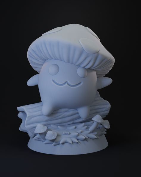 Free STL file Mushroom Baby RPG Miniature 🍄・3D printer model to download・Cults 3d Printed Mushroom, 3d Printing Stl Files, Stl Files 3d Printing Free, Free Stl Files 3d Printer, Free 3d Printer Files, 3d Printer Projects Free, 3d Printer Ideas, Cool 3d Prints, Stl Free Download