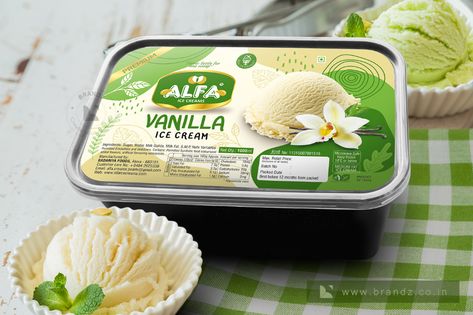 ALFA ICE CREAM - PACKAGING DESIGN on Behance Ice Cream Label, Best Packaging Design, Package Food, Cream Packaging, Ice Cream Packaging, Ice Cream Containers, Discount Design, Ice Cream Design, Dessert Packaging