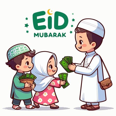 Eid Cartoon, Eid Mubarak Cartoon, Eid Mubarak Animation, Hand Painted Bags Handbags, Eid Festival, Ramadan Kids, Iphone Wallpaper Lights, Eid Greetings, Eid Cards