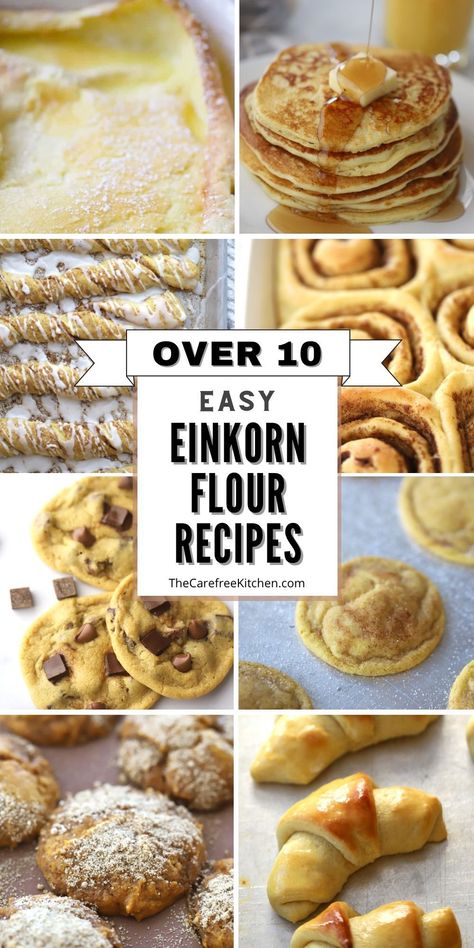 Einkorn Crackers Recipe, Einkorn Flour Bread Machine Recipes, Whole Grain Einkorn Recipes, Einkorn Cookie Recipe, Einkorn Bread Recipe, Eikorn Recipe, Einkorn Flour Recipes, Einkorn Scones, Einkorn Bread Machine Recipe