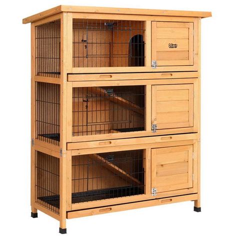 Chicken Coop Large, Large Rabbit Hutch, Large Rabbits, Bunny Cages, Asphalt Roof, Rabbit Hutch, Wooden Rabbit, Pet Pet, Rabbit Hutches