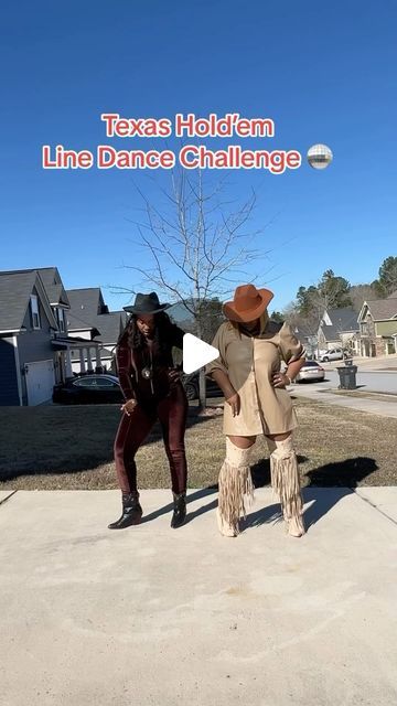 Trinika Greene on Instagram: "Via @marie_bustinmoves Ahhhhhhh @mstinaknowles shared our video. Now this is love 🥰✊🏾🪩 Happy Valentines day everybody and hit iur line dance DC: Me & @Patience Lynnell Music: @beyonce #motherdaughterduo #bustinmovestv #texasholdem #linedance #beyoncé #act2 #encore #dontmesswithtexas" Happy Dance Video, Texas Two Step, Line Dancing Steps, Line Dancing Lessons, Everybody Dance Now, Texas Holdem, Happy Dance, Dance Routines, Line Dancing