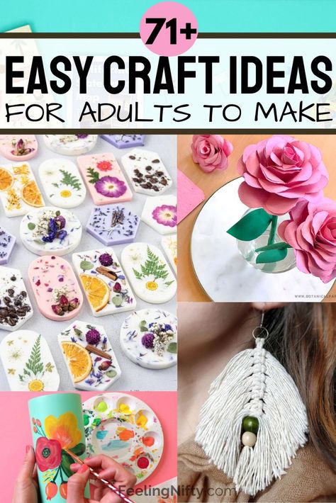 71 Crafts for Adults: Explore Your Creativity with DIY Inspiration Galore! Upcycling, Making Ideas Craft, Easy Crafts For Groups, Crafts For Moms To Make, Easy At Home Crafts For Adults, Easy Make And Take Crafts For Adults, Crafts For Teen Girls To Make, Craft For Group Of Women, Craft Ideas For Adults Room Decor