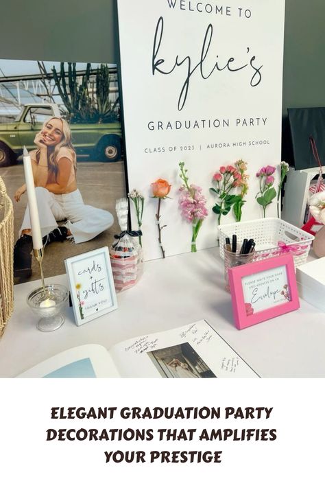 [SponsoredPost] 13 Must Have Wildflower Graduation Party Decor Tricks You Need To See #wildflowergraduationpartydecor Party Welcome Table, Wildflower Graduation Party, Floral Grad Party, Graduation Party Decor Ideas, College Graduation Party Ideas, Diy Graduation Decorations Party, Grad Party Decor, Floral Graduation Party, College Graduation Party