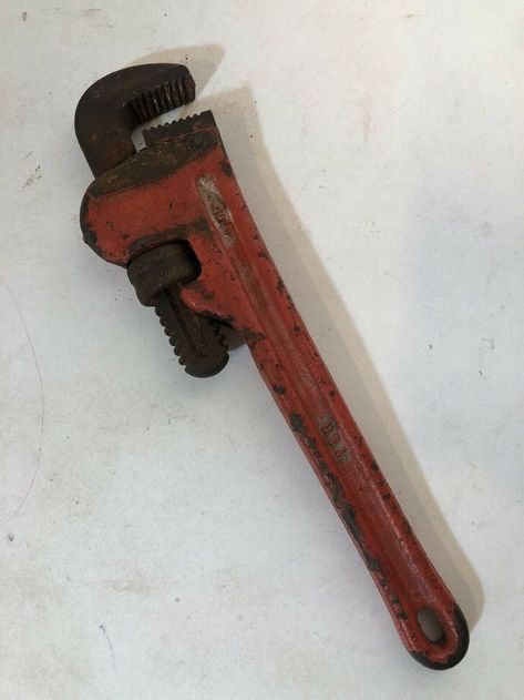 Monkey Wrench, Long Pipe, Pipe Wrench, Self Improvement Tips, Wrench, Priority Mail, To Work, Rust, Room Decor