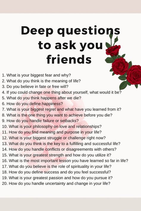 Get to know your friends #friends #bestie #questions How To Ask Your Bestie To Be Your Valentine, Topics To Talk About With Friends Conversation Starters, Questions Between Friends, Stuff To Ask Your Friends, Questions To Ask Your Best Friend Deep, Does Your Best Friend Know You Quiz, Bestie Questions To Ask, Questions To Ask Your Male Best Friend, Get To Know Your Friends Questions