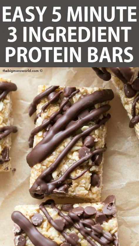 Oatmeal Protein Bars, Bariatric Snacks, Protein Bars Recipe, Ella Vegan, Pancakes Low Carb, No Bake Protein Bars, Protein Cupcakes, Protein Powder Pancakes, Oatmeal Protein