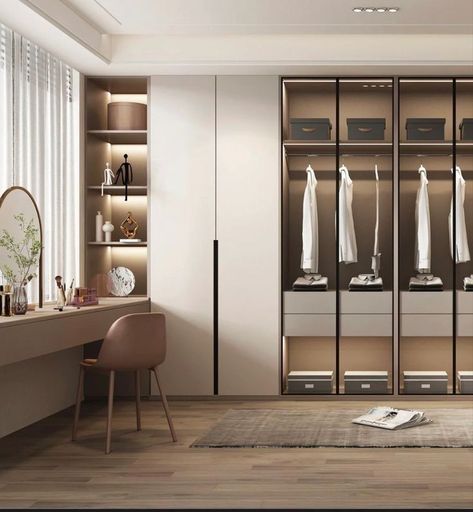 Scandi Walk In Wardrobe, Modern Luxury Wardrobe Design, Modern Walk In Wardrobe, Closet Offices, Master Wardrobe, Amazing Interior Design, Black Closet, Dressing Room Decor, Dressing Room Closet