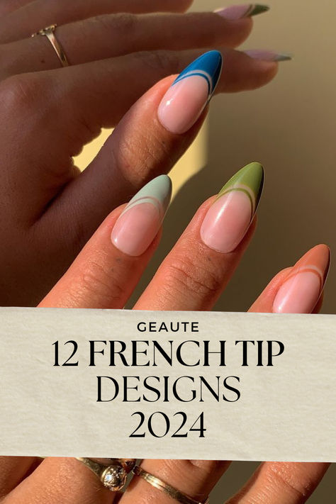 french style nails french fashion brands french nails ombre french nails pink french nails black french nails colorful french nails french nails design french nails with color colored french nails french nails ideas red french nails french nails color french nails short long french nails blue french nails color french nails french nails 2024 Unique French Tips Almond, French Modern Nails, Fun French Nail Designs, Elevated French Tip Nails, French Nails Colored Tips, 2024 French Nails, French Tip Nails Modern, Fun French Tip Nail Designs, Almond Nails French Tip Design