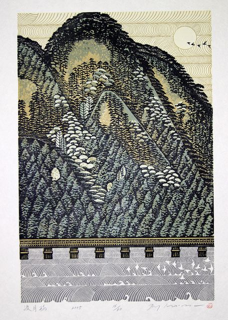 Morimura Ray, Ray Morimura, Woodblock Printmaking, Woodblock Printing, Japanese Woodcut, Japanese Illustration, Woodcuts Prints, Drawing Style, Japanese Woodblock