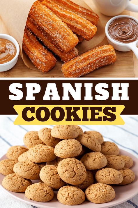 Cuban Cookie Recipes, Easy Spanish Dishes, Spain Desserts Recipes, Easy Spanish Food Recipes, Spanish Dishes Recipes, Easy Spanish Desserts, Spanish Sweets, Desserts From Spain, Spanish Meal