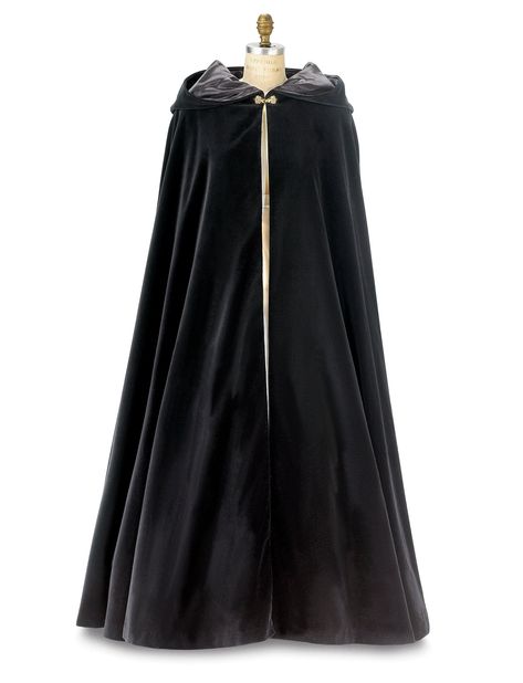 Luxurious cloak made in Black Velvet lined completely with Crepe back Satin in Color Black or White or Red ( such as Dracula type cape cloak). - The velvet is 100%  cotton and both Satin and Velvet are of top high quality. - Cloak has a full hood. - No arm slits openings. - Closes at front with large metal clasp. - Choose from Leaf Clasp or Renaissance Clasp. --  Made by order. Ships within 2-4 weeks. Suggested Measurements: Small - Medium : 48" -  50" long and 18-20" shoulder width Large - XLar Velvet Cloak, Cloak With Hood, Black Cloak With Hood, Victorian Cloak, Ravenclaw Costume, Black Cloak, Velvet Cape, Gala Fashion, Black Hood