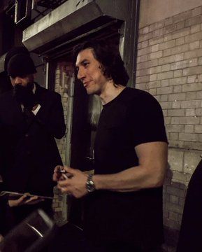 Mr Adams, Adam Drive, Sean Leonard, Kylo Ren Adam Driver, Stage Door, Viggo Mortensen, Jude Law, Gary Oldman, Hugh Dancy