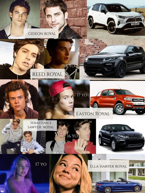 The royals and their cars Erin Watt The Royals, Reed And Ella Royal, Reed Royal Paper Princess Aesthetic, Reed Royal Aesthetic, Paper Princess Erin Watt Aesthetic, American Royals Fanart, The Royals Erin Watt, Paper Princess Book, Paper Princess Aesthetic