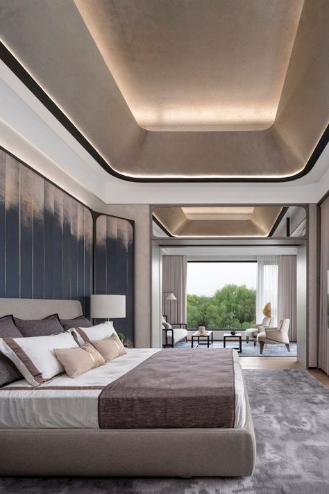 Luxury Ceiling Design, False Ceiling Bedroom, New Ceiling Design, Interior Ceiling Design, House Ceiling Design, Ceiling Design Living Room, Modern Luxury Bedroom, Ceiling Design Modern, Bedroom False Ceiling Design