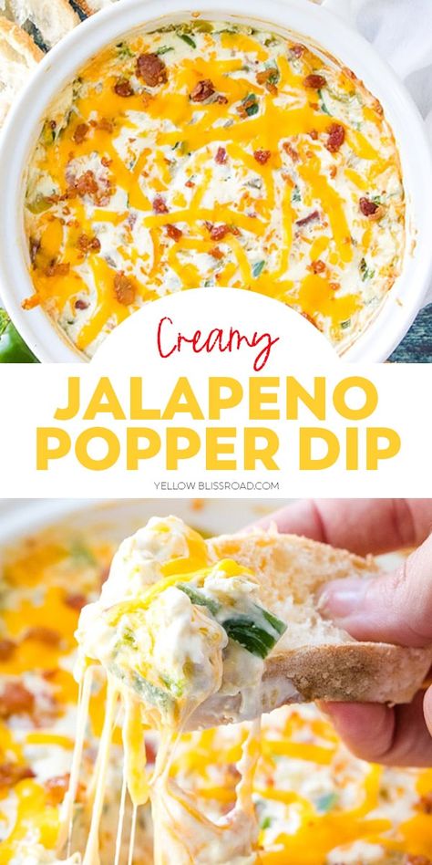 Jalapeno Popper Dip, Popper Dip, Popular Appetizers, Jalapeno Recipes, Stuffed Jalapenos With Bacon, Best Appetizer Recipes, Jalapeno Popper, Dip Recipes Easy, Favorite Appetizers