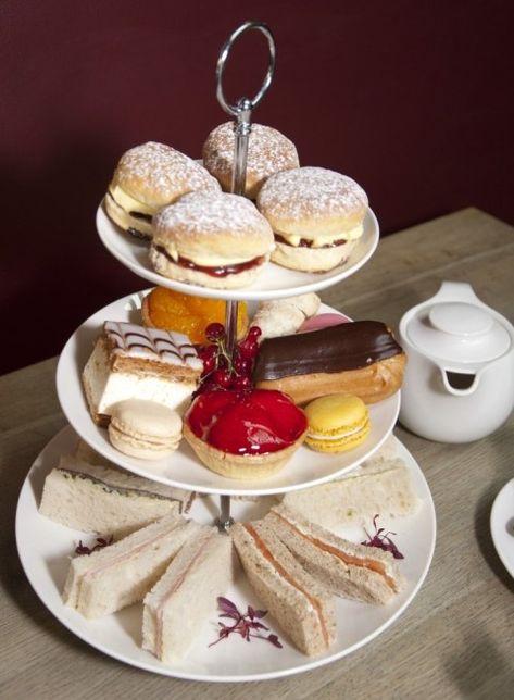 Moroccan afternoon tea at Dolphin Square Spa (Picture: supplied) Scones And Clotted Cream, Royal Tea Parties, Tea Sandwiches Recipes, Best Afternoon Tea, Tea Time Food, Tea Snacks, British Tea, Royal Tea, Tea Party Food