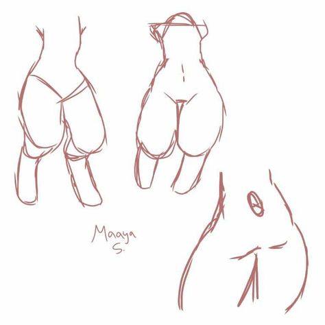 Anthro Base Drawing, Kemono Art Style Tutorial, Kemono Fursuit Base Drawing, Anthro Body Base, Anthro Anatomy Reference, Anthro Body Reference, Fursona Body Base, How To Draw Kemono, Kemono Art Tutorial