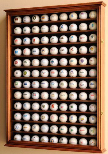 Golf Ball Display, Golf Ball Display Case, Golf Birthday Gifts, Golf Ball Displays, Golf Ball Gift, Golf Room, Golf Ball Crafts, Ball Display, Mini Liquor Bottles