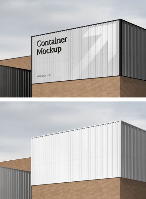 Seaport metal container. Sign Mockup Free, Transportation Logo, Blank Sign, Small Business Plan, Free Mockup Templates, Branding Tools, Sign Mockup, Metal Containers, Self Storage