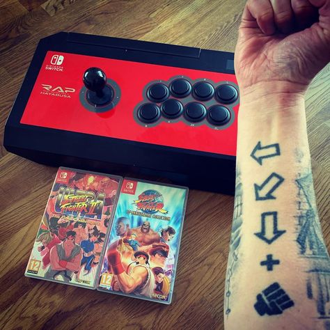 Joel on Instagram: “Finally got an arcade stick for the Nintendo Switch, got Street Fighter 30th Anniversary Collection at the same time which means it’s time…” Arcade Stick, 30th Anniversary, Street Fighter, Game Console, Nintendo Switch, Gaming Products, Nintendo, Tattoos, On Instagram