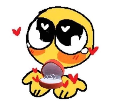 Love Emoji, Emoji Drawings, Emoji Love, Discord Emojis, Emoji Drawing, Sticker Pack, Marry Me, Yellow