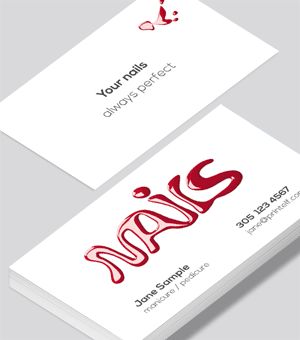 Glossy Business Card, Personal Business Card Design Creative, Product Design Business Card, Beauty Card Design, Creative Buissnes Card, Nail Cards Business Design, Nails Cards Business, Make Up Business Cards, Nails Visit Card