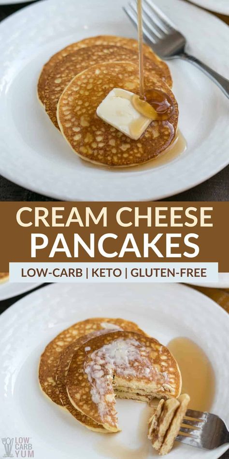 Cheese Pancakes Recipe, Low Carb Pancake, Keto Cream Cheese Pancakes, Best Keto Pancakes, Low Carb Pancake Recipe, Keto Cream Cheese, Cream Cheese Pancakes, Low Carb Pancakes, Keto Cream