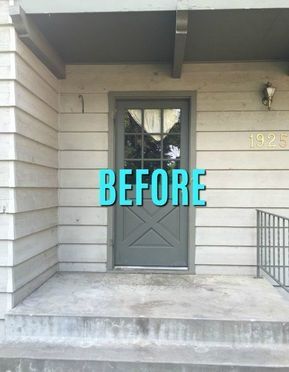 You won't believe how amazing this porch is now! #porch #DIYhomedecor #homedecor #homedecorideas Diy Organizer, Diy Hanging Shelves, Diy Wall Shelves, Rustic Dining Room, Diy Furniture Easy, Mason Jar Crafts Diy, Fall Front Porch, Diy Coffee Table, Rustic Contemporary