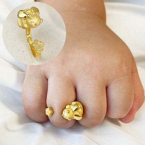 Baby bangles gold