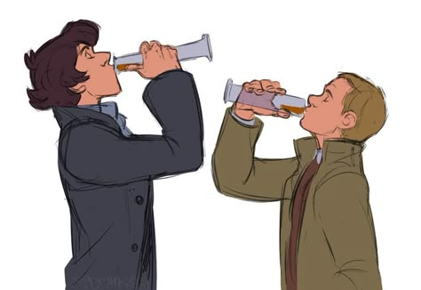 Original Sherlock Holmes, Johnlock Fanart, Sherlock Holmes Series, Stag Night, Vatican Cameos, Benedict Sherlock, British Things, Benedict And Martin, Mind Palace