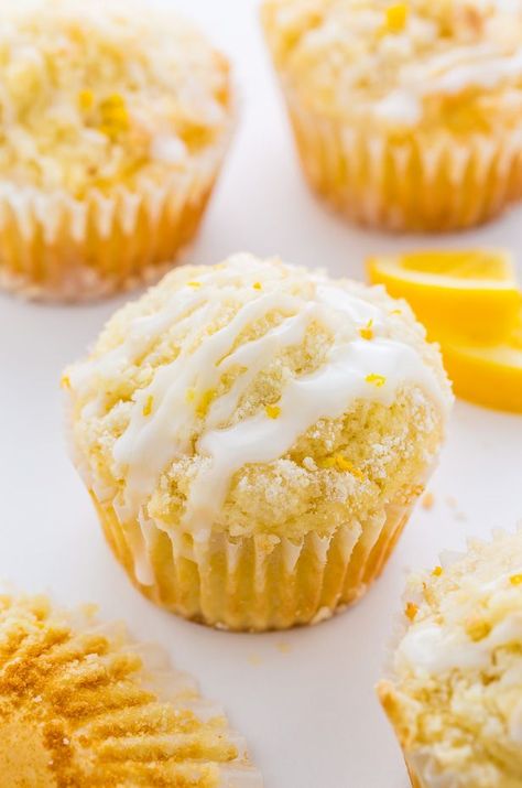 Lemon Crumb Muffinscountryliving Orange Muffins Pioneer Woman, Orange Blossom Muffins Recipes, Orange Sour Cream Muffins, Orange Baking Recipes, Orange Muffins Recipes, Clementine Muffins, Lemon Crumb Muffins, Lemon Dessert Recipes Easy, Blueberries Muffins