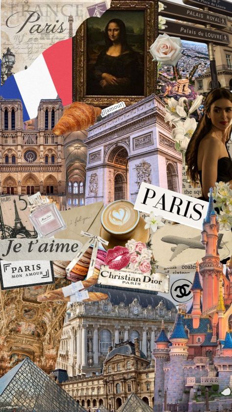 #paris #france #franceaesthetic #aesthetic #myfirstshuffle Emily In Paris Aesthetic, French Aesthetic, France Aesthetic, Travel Picture Ideas, Paris Wallpaper, Business Woman Successful, Collage Board, Disney Collage, Paris Aesthetic