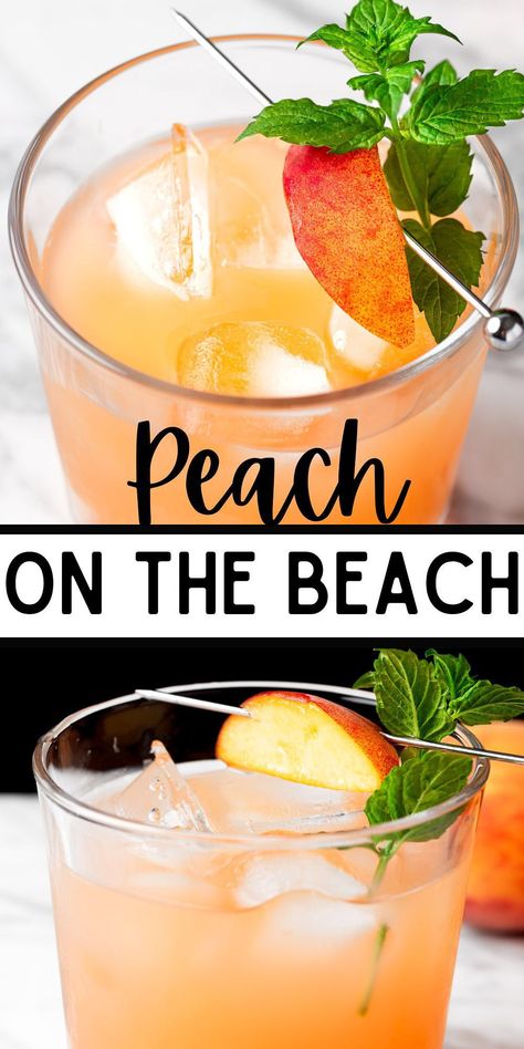 Margaritas, Peach Vodka Drinks, Peach Schnapps Drinks, Peach On The Beach, Peach Vodka, Peach Cocktail, Peach Drinks, Peach Nectar, Yummy Alcoholic Drinks