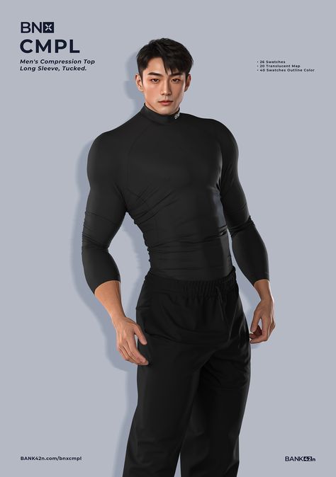 BNX CMPL | BANK42n Compression Shirt Men, Sims 4 Male Clothes, Cute Guy Pics, Sims 4 Cc Skin, Sims 4 Expansions, Sims 4 Dresses, Body Outfit, Concept Clothing, Sims 4 Cc Packs