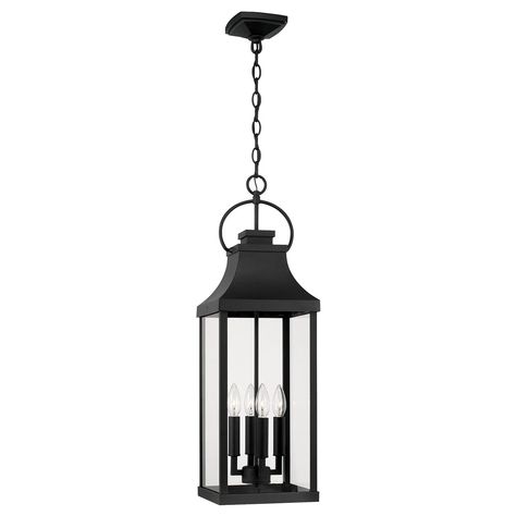 Birch Lane™ Muriel 4 - Light Outdoor Hanging Lantern & Reviews | Wayfair Capital Lighting Fixture, Outdoor Hanging Lanterns, Capital Lighting, Outdoor Wall Lantern, Outdoor Pendant, Outdoor Hanging Lights, Wall Lantern, Hanging Lanterns, Pendant Chandelier