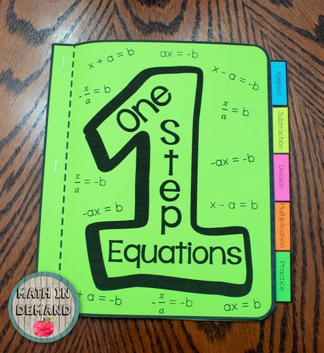 One Step Equations Anchor Chart, One Step Equations Activities, Teaching Equations, 1 Step Equations, Linear Equations In One Variable, Solving One Step Equations, Classroom Structure, Solving Algebraic Equations, Key Template