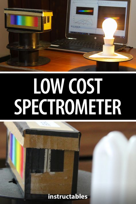 Spectrometer Diy, Physics Project Ideas, Physics Projects, Physics Lab, Radio Astronomy, Arduino Projects Diy, Craft Work For Kids, Physics Experiments, Science Physics