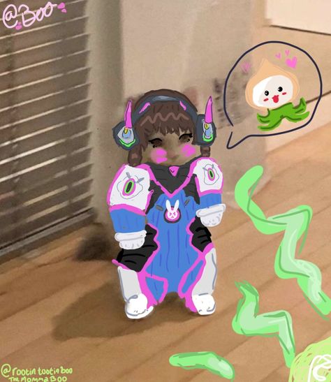 a standing cat/kitten meme with d.vas outfit from overwatch, in the bottom right there's green electricity signifying the use of her ult, and she has a though bubble containing a patchimari emote from the game overwatch. she is out of her mech and is in her body suit that is blue, white, pink, and black/grey D.va Pfp, Overwatch Cats, Pfp Cat, Phone Things, Cat Pfp, Overwatch 2, Book Images, Matching Pfps, Cute Little Animals