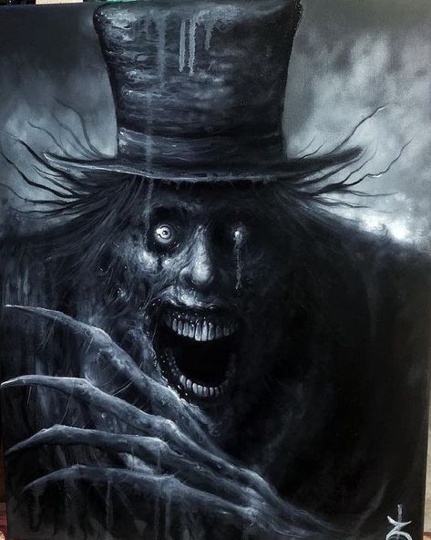 Babadook Fanart, Creepy Man, Creature Fantasy, Creepy Drawings, Dark Creatures, Creepy Images, Scary Wallpaper, Horror Artwork, Dark Images