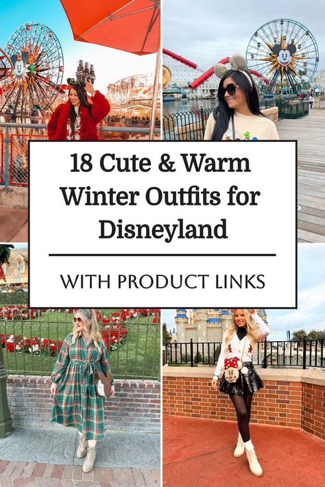 Get ready to sleigh your Disneyland visit with these simple, cute, and aesthetic winter outfit ideas that will keep you cozy while looking stylish in the happiest place on earth! Click here for some magical fashion inspiration. Christmas Outfit Disneyland, Nye Disney World Outfit, Disney Outfits Aesthetic Winter, Disney Bounding Winter Outfits, Disneyland February Outfits, Disneyland Outfit Fall, Disneyland In January Outfits, Disneybound Winter Outfits, Hongkong Disneyland Outfit Winter