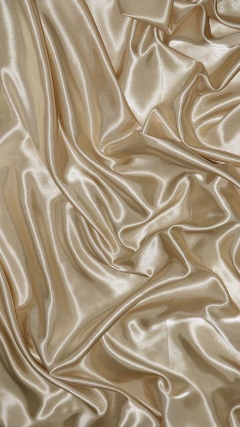 Satin Fabric, Close Up, Satin, Fabric, Gold