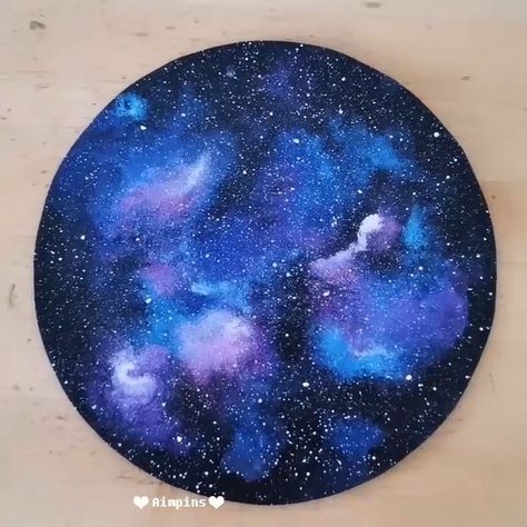 Painting Ideas Easy Simple Cute, Galaxy Art Painting, Galaxy Painting Acrylic, Painting Ideas Easy Simple, Acrylic Moon, Beautiful Acrylic Painting, Galaxy Drawings, Painting Ideas Easy, Arte Doodle