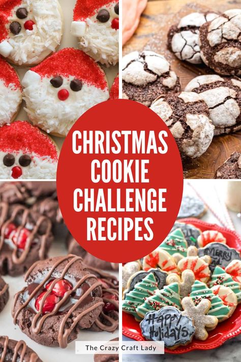 If you're not among the talented cookie makers, no worries! These Christmas Cookie Challenge Recipes are fun, easy, and sure to get you into the holiday spirit. Enter a Christmas cookie contest with confidence using any of the recipes below! Christmas Cookie Challenge, Oatmeal Butterscotch Cookies, Baking Challenge, Cookie Contest, Christmas Cookie Party, Baking Contest, Cookie Maker, Easy Christmas Cookie Recipes, Cookie Decorating Party