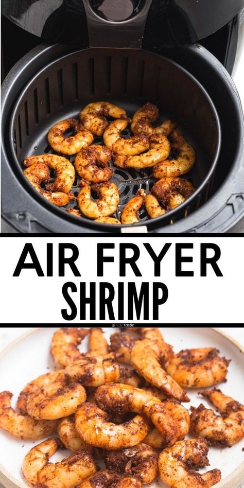 Healthy Air Fryer Dinner, Dinner Recipes Air Fryer, Easy Air Fryer Shrimp, Air Fried Shrimp, Low Carb Clean Eating, Air Fryer Recipes Healthy Low Carb, Frozen Cooked Shrimp, Air Fryer Shrimp, Fresh Shrimp