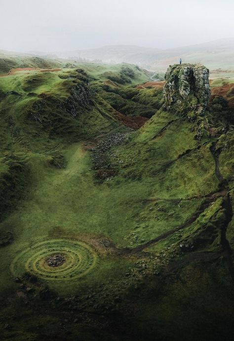 Deep in the Forest Grove Deep Forest Aesthetic, Fairy Glen, Forest Aesthetic, Forest Grove, Stone World, Skye Scotland, Lovely Places, Scotland Highlands, Fantasy Forest