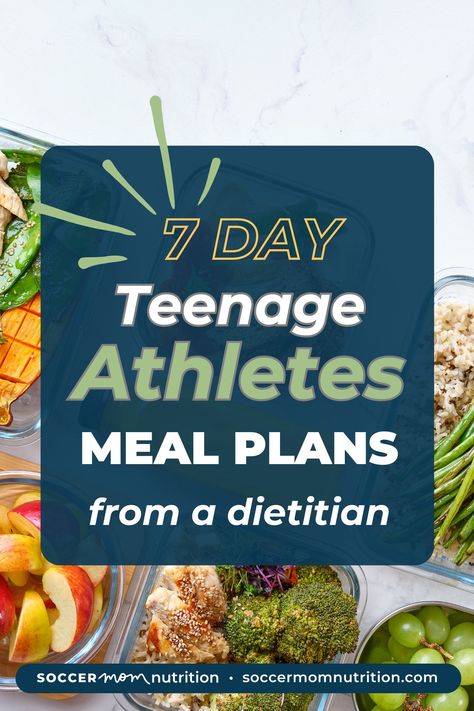 Teenage athletes live busy lives, often balancing school, training and social activities. Having ideas for a meal plan for a teenage athlete can help you maintain a consistent and nutritious diet.This is crucial for your energy levels, growth and overall well-being. Athletic Lunch Ideas, Diet Plan For Athletes, Football Diet Plan, Diet To Gain Weight For Teens, Athletic Diet Plan, Athlete Diet Plan Build Muscle, High School Football Meal Plan, Healthy Meal Prep For Athletes, Meal Prep Ideas For Athletes